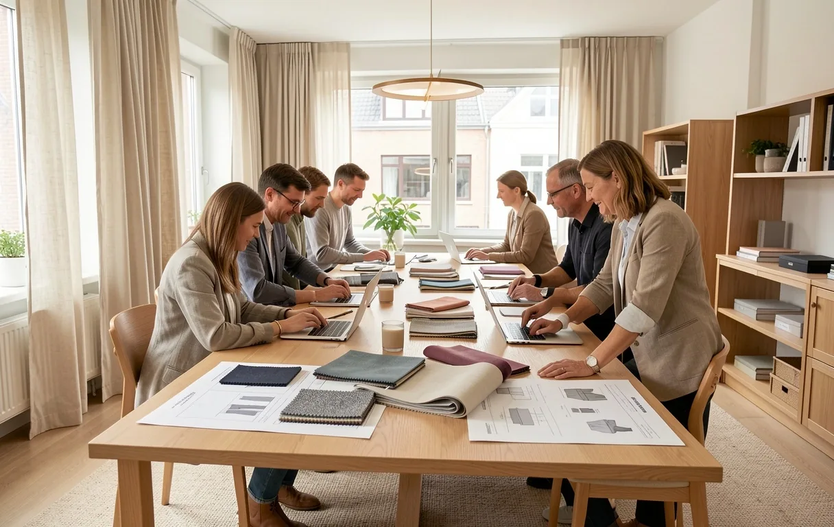 Collaborative workspace at Feddet Retail