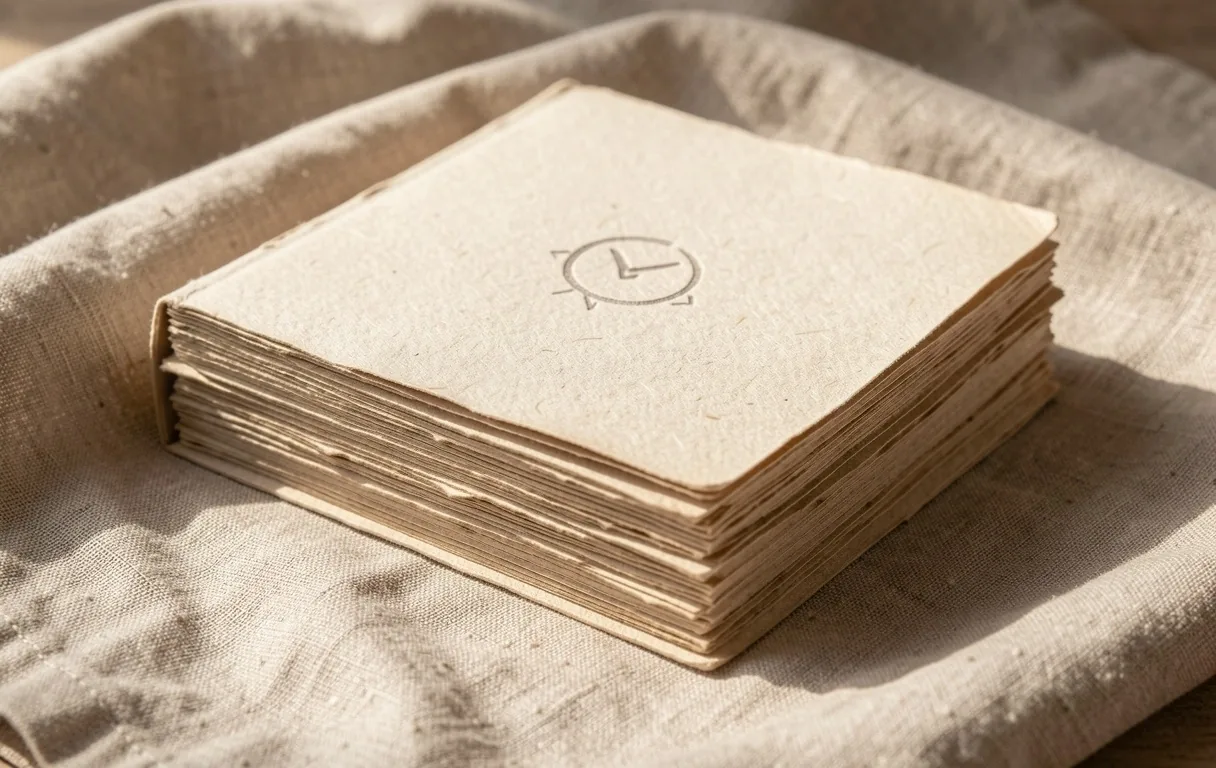 Linen and ledger textures